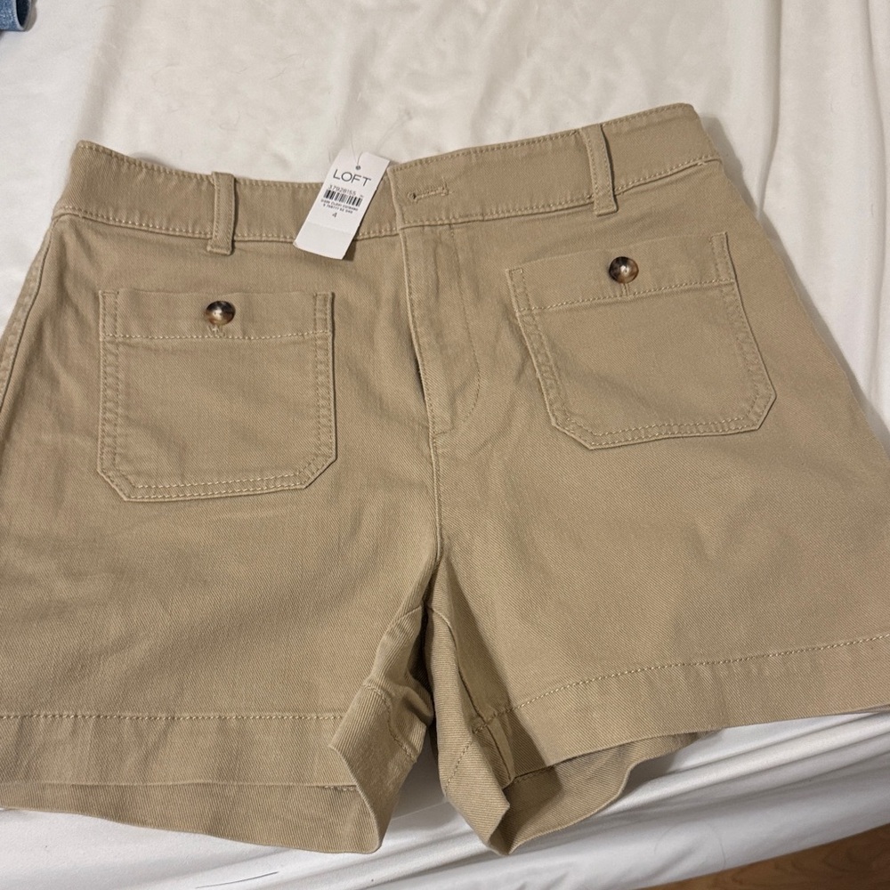 LOFT Beige Casual Shorts